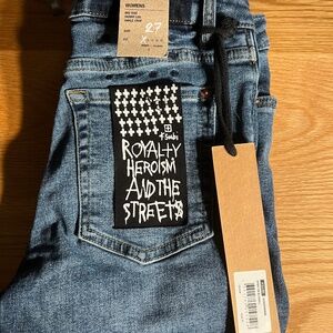 KSUBI Spray On Bluebell Denim jeans for Women size 26